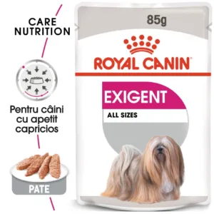 Comanda online Royal Canin Exigent Adult hrana umeda caine