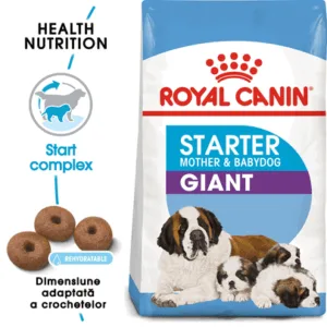 Comanda online Royal Canin Giant Starter Mother & Babydog gestatie/ lactatie pui hrana uscata caine 30 kg (2 x 15 kg)
