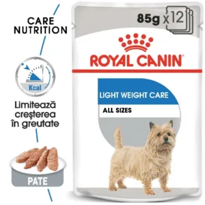 Comanda online Royal Canin Light Weight Care Adult hrana umeda caine