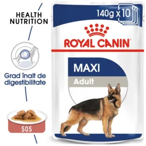 Comanda online Royal Canin Maxi Adult hrana umeda caine (in sos)