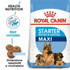 Comanda online Royal Canin Maxi Starter Mother & Babydog gestatie/ lactatie pui hrana uscata caine