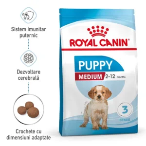 Comanda online Royal Canin Medium Puppy hrana uscata caine junior