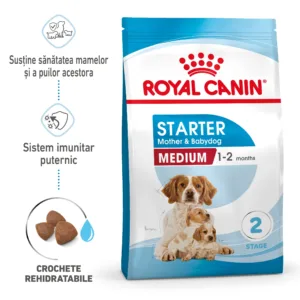 Comanda online Royal Canin Medium Starter Mother & Babydog