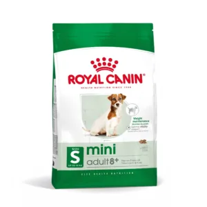 Comanda online Royal Canin Mini Adult 8+ hrana uscata caine
