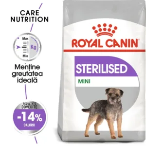 Comanda online Royal Canin Mini Sterilised Adult hrana uscata caine sterilizat