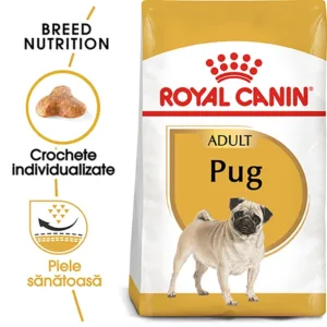 Comanda online Royal Canin Pug Adult hrana uscata caine