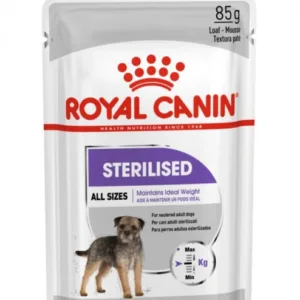 Comanda online Royal Canin Sterilised Adult hrana umeda caine sterilizat (loaf)