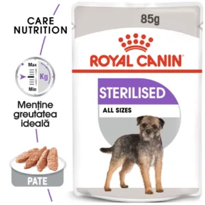 Comanda online Royal Canin Sterilised Adult hrana umeda caine sterilizat (pate)