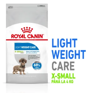 Comanda online Royal Canin X-Small Light Weight Care Adult hrana uscata caine