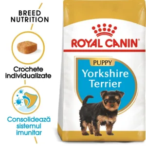 Comanda online Royal Canin Yorkshire Puppy hrana uscata caine junior