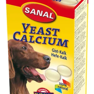Comanda online SANAL Yeast Calcium Recompense cu calciu pentru câini 100 tablete