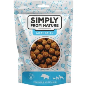 Comanda online SIMPLY FROM NATURE Meat Balls 3x80 g snackuri caini