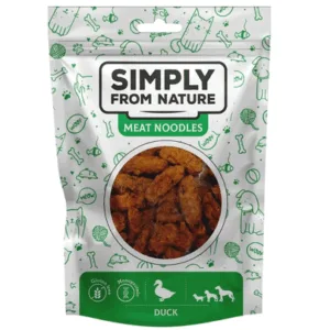 Comanda online SIMPLY FROM NATURE Meat Noodles Recompensa rata pentru caini 80 g
