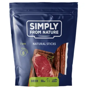 Comanda online SIMPLY FROM NATURE Nature Sticks cu carne de caprioară 3 buc.