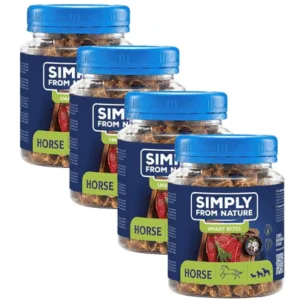 Comanda online SIMPLY FROM NATURE Smart Bites Pachet recompense caini 4x130 g din cal