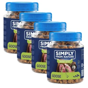 Comanda online SIMPLY FROM NATURE Smart Bites pachet snack caini 4x130 g cu gasca