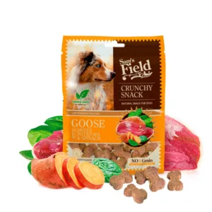 Comanda online Sam s field crunchy snack goose with sweet potatoes  spinach 200gr
