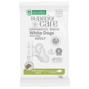 Comanda online Superior Care Hypoallergenic Dental with White Fish - 150g