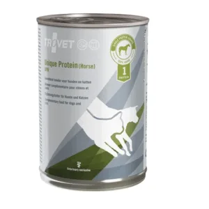 Comanda online TROVET Unique Protein Horse UPH dieta veterinara caini si pisici 6x400 g carne de cal
