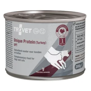 Comanda online TROVET Unique Protein Turkey UPT 200 g monoproteina