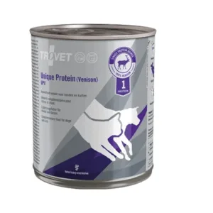 Comanda online TROVET Unique Protein Venison UPV dieta veterinara 12x800 g caini si pisici