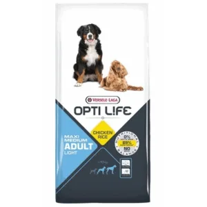 Comanda online VERSELE-LAGA Opti Life Adult Light Medium&Maxi hrana uscata caini adulti supraponderali/obezi de talie medie/mare 12