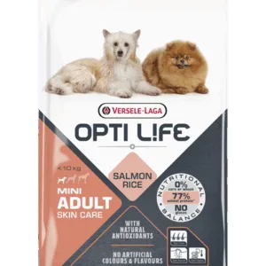 Comanda online VERSELE-LAGA Opti Life Adult Skin Care Mini hrana uscata caini adulti talie mica