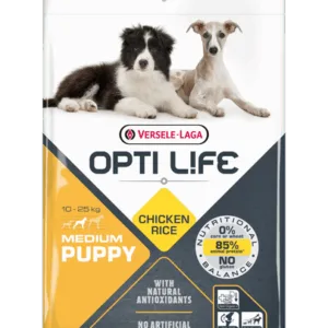 Comanda online VERSELE-LAGA Opti Life Puppy Medium hrana uscata pentru caini juniori de talie medie