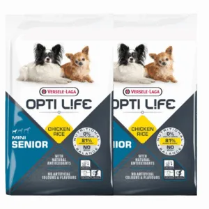 Comanda online VERSELE-LAGA Opti Life Senior Mini hrana uscata pentru caini seniori de talie mica 15 kg (2 x 7