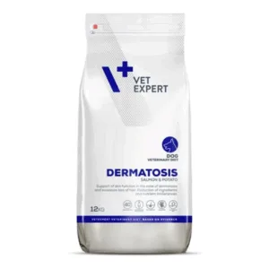 Comanda online VET EXPERT Veterinary Diet Dog Dermatosis Salmon&Potato 12 kg hrana veterinara uscata pentru caini