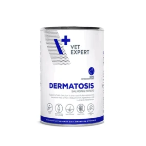 Comanda online VET EXPERT Veterinary Diet Dog Dermatosis Salmon&Potato 400 g hrana umeda veterinara pentru caini