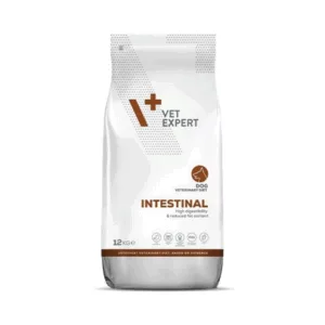 Comanda online VET EXPERT Veterinary Diet Dog Intestinal 12 kg dieta veterinara caini cu afectiuni gastrointestinale