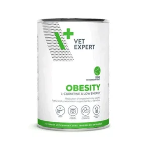 Comanda online VET EXPERT Veterinary Diet Dog Obesity 400 g dieta veterinara umeda caini pentru reducerea greutatii