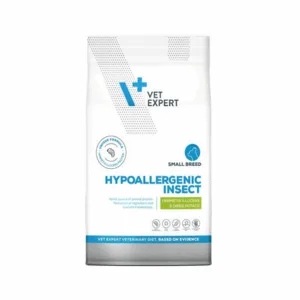 Comanda online VET EXPERT Veterinary Diet Hypoallergenic Small Breed Insect 8 kg pentru caini cu intolerante alimentare