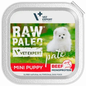 Comanda online VETEXPERT Pate catelusi talie mica Raw Paleo Pate Puppy Mini 150g cu vita