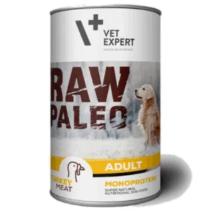 Comanda online VETEXPERT RAW PALEO Adult cu carne de curcan 400 g
