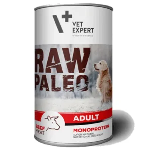 Comanda online VETEXPERT RAW PALEO Adult monoproteica pentru caini adulti 400 g cu vita