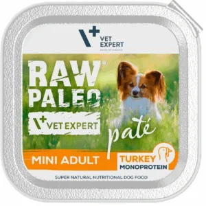 Comanda online VETEXPERT Raw Paleo Pate Adult Mini pate monoproteic caini 150 g curcan
