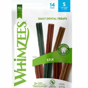 Comanda online WHIMZEES 2 Week Pack Stix S Betisoare dentare caini 14 buc