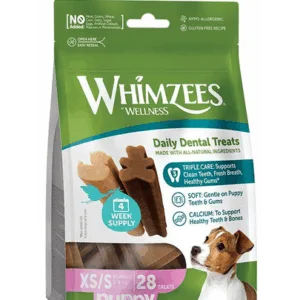 Comanda online WHIMZEES Benzi masticabile Puppy XS/S pentru catei 28 buc