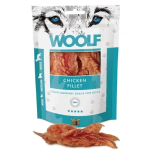 Comanda online WOOLF Chicken Fillet 100g file pui pentru caini