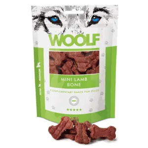 Comanda online WOOLF Mini Lamb Bone 100g recompense cu miel