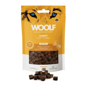 Comanda online WOOLF Soft Cubes Rabbit Monoprotein 100g cubulete moi de iepure