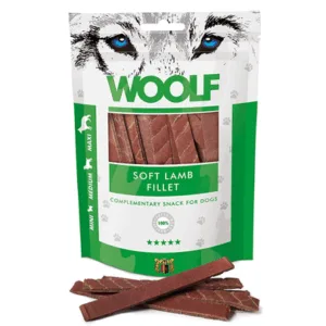 Comanda online WOOLF Soft Lamb Fillet 100g Snack moale pentru caini