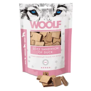 Comanda online WOOLF Soft Sandwich Of Duck 100g gustare moale din rata