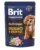 BRIT Premium By Nature Dog Fillets in Gravy 24x85g hrana umeda caini, pui si mazare verde in sos