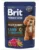 BRIT Premium By Nature Dog Fillets in Gravy 24x85g plic hrana umeda caini, miel si mazare verde