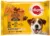 PEDIGREE Pachet plicuri pt. câini Adulţi, cu Vită, Miel, Curcan, Morcovi 4x100g
