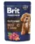 Plic hrana BRIT Premium By Nature Dog Fillets in Gravy 24x85g cu vita si morcovi