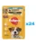 Plicuri pentru caini PEDIGREE Adult 24x100g bucati de pui si legume in sos